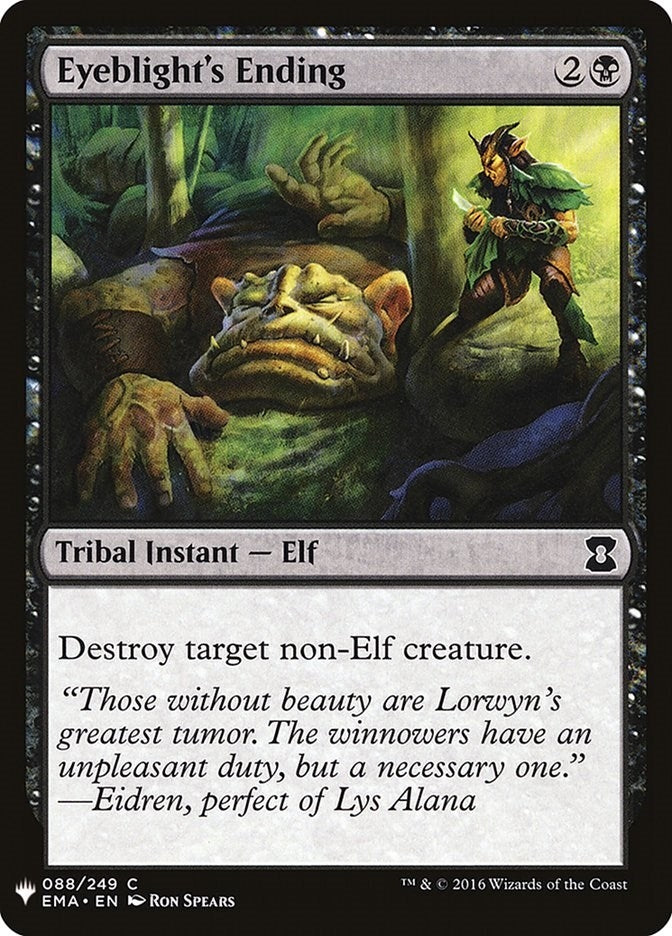 Eyeblight's Ending (88) (The List Reprints)
