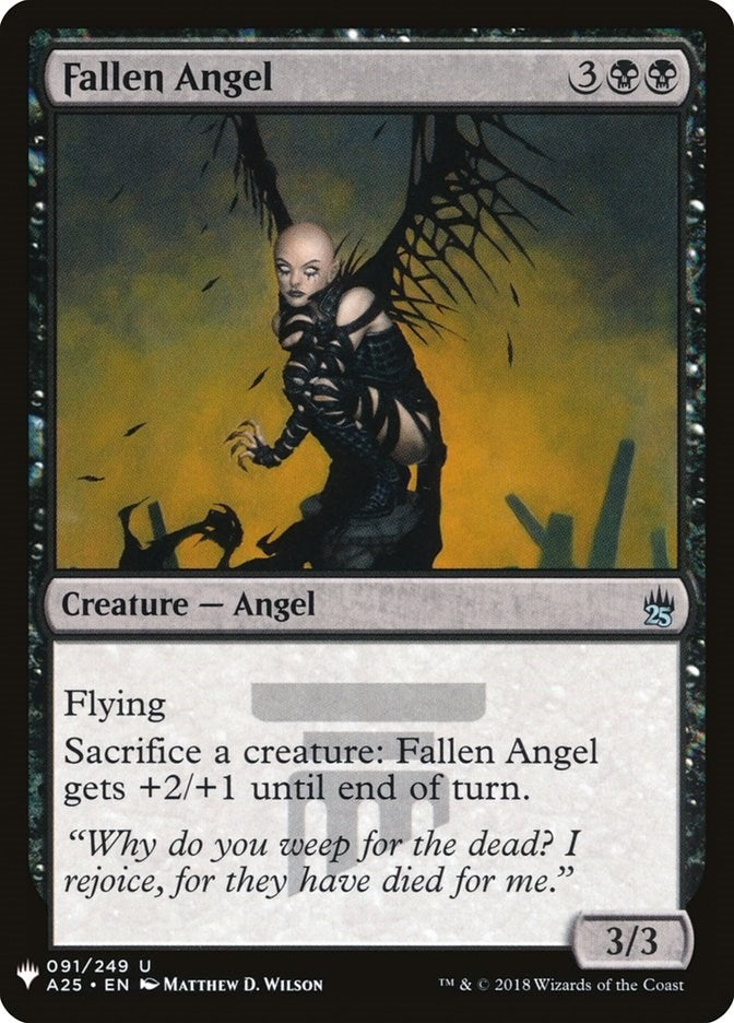 Fallen Angel (91) (The List Reprints)