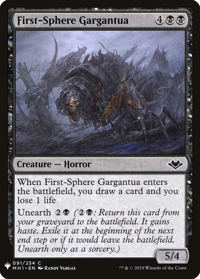 First-Sphere Gargantua (91) (The List Reprints)