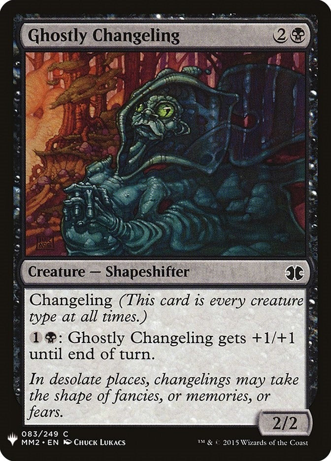 Ghostly Changeling (83) (The List Reprints)