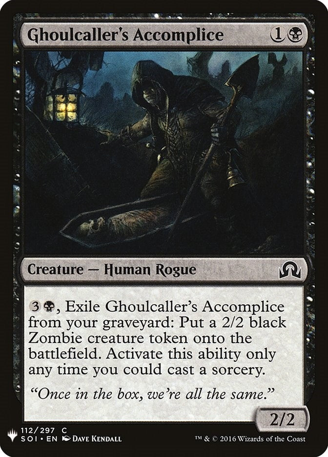 Ghoulcaller's Accomplice (112) (The List Reprints)
