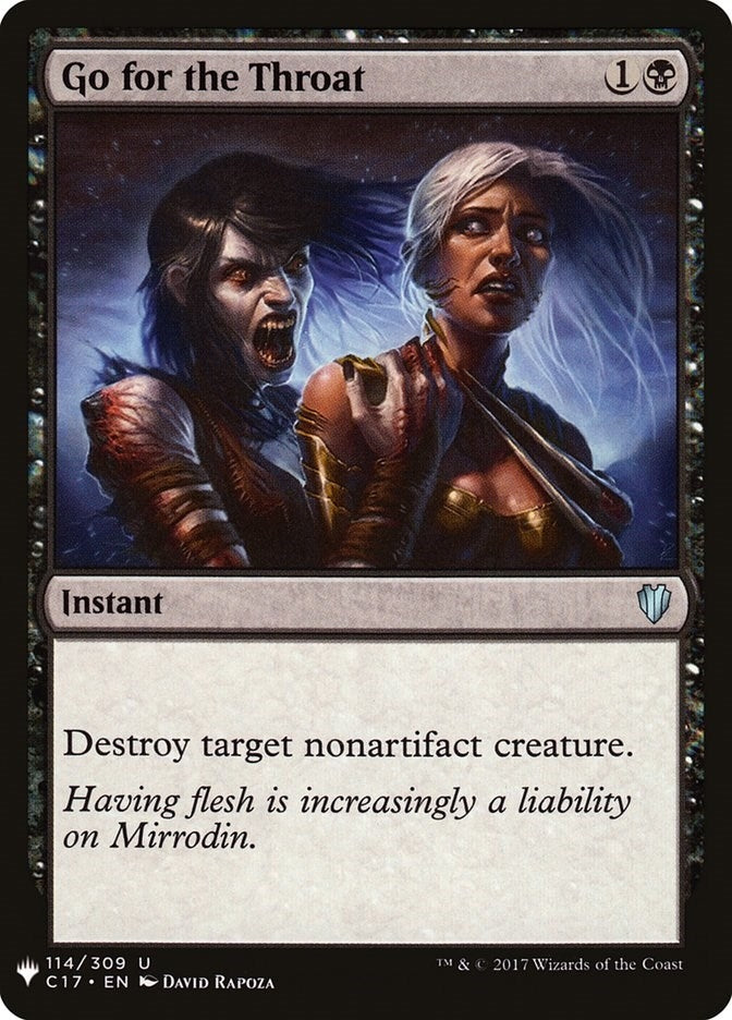 Go for the Throat (114) (The List Reprints)