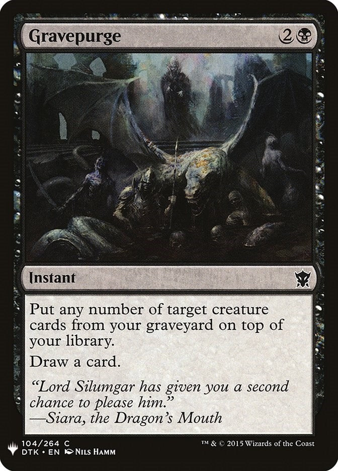Gravepurge (104) (The List Reprints)