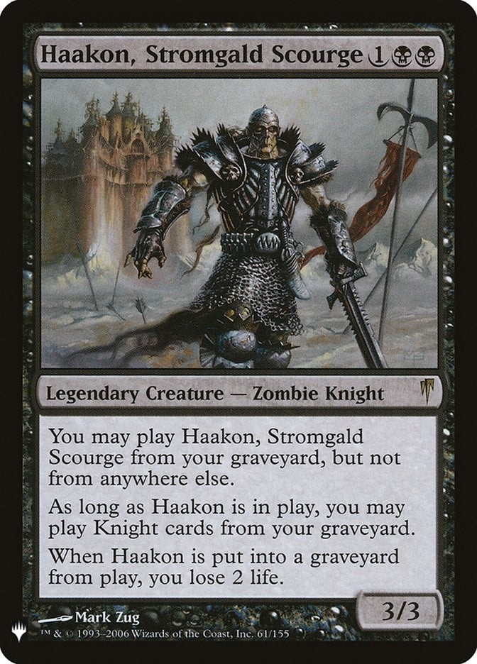 Haakon, Stromgald Scourge (61) (The List Reprints)
