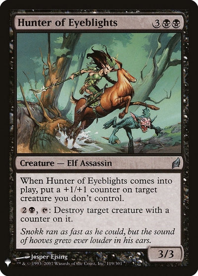 Hunter of Eyeblights (119) (The List Reprints)