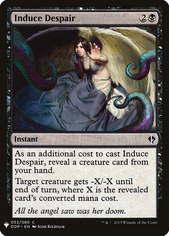 Induce Despair (53) (The List Reprints)