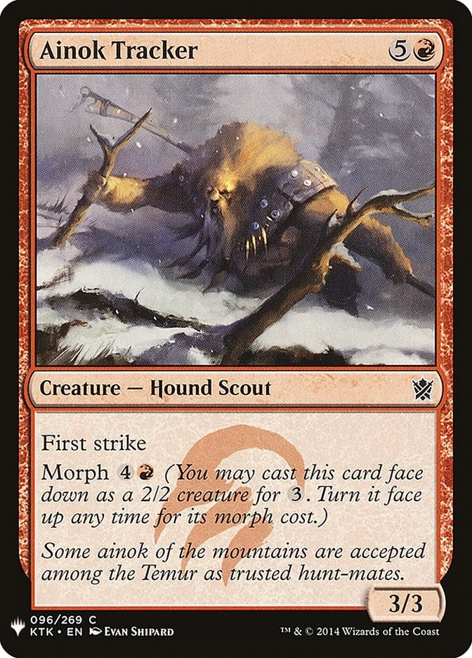 Ainok Tracker (96) (The List Reprints)