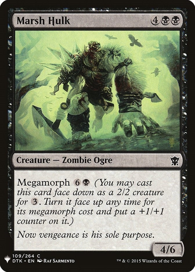 Marsh Hulk (109) (The List Reprints)