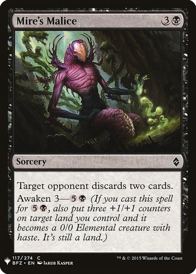 Mire's Malice (117) (The List Reprints)
