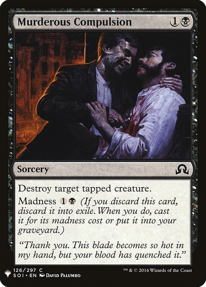 Murderous Compulsion (126) (The List Reprints)