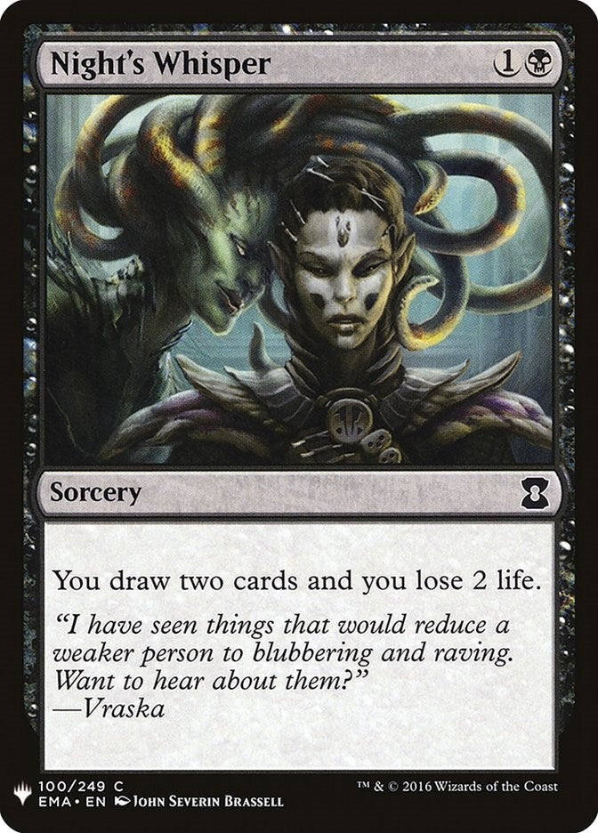 Night's Whisper (100) (The List Reprints)