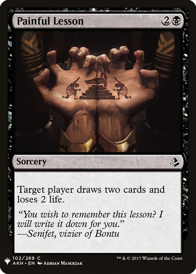 Painful Lesson (AKH) (102) (The List Reprints)