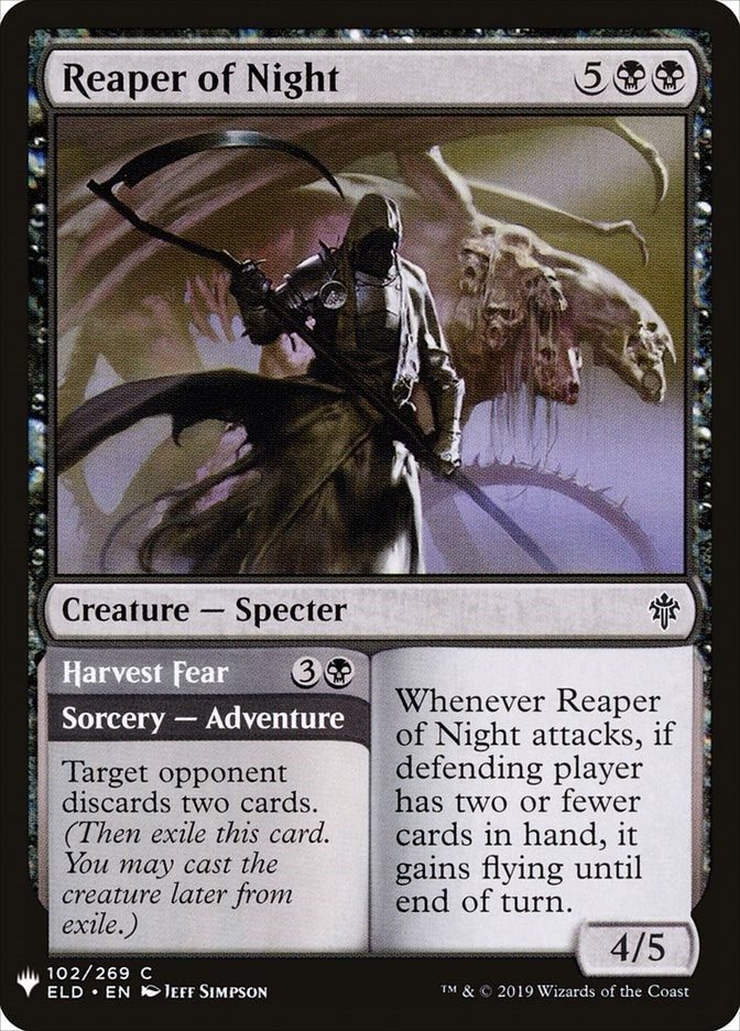 Reaper of Night (102) (The List Reprints)