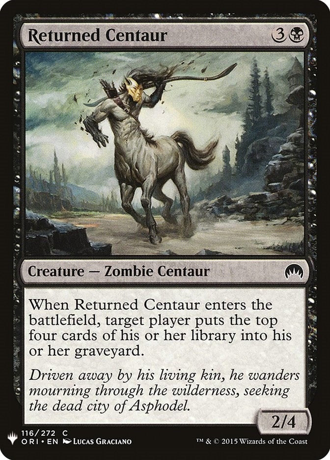 Returned Centaur (116) (The List Reprints)