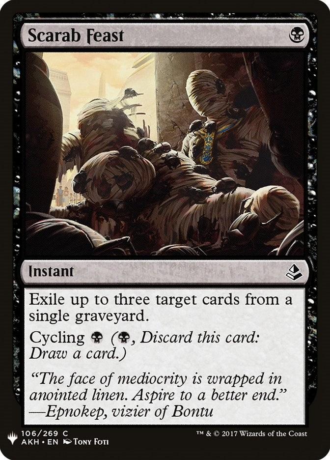 Scarab Feast (106) (The List Reprints)
