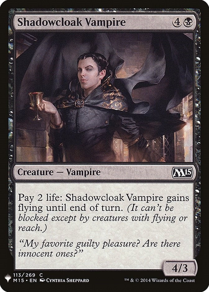 Shadowcloak Vampire (113) (The List Reprints)