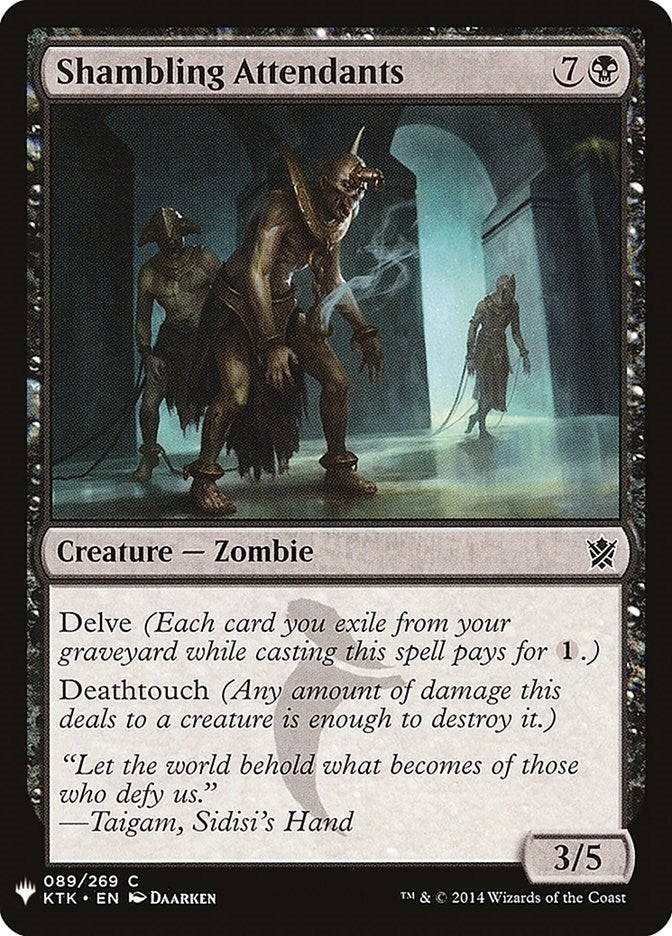 Shambling Attendants (89) (The List Reprints)