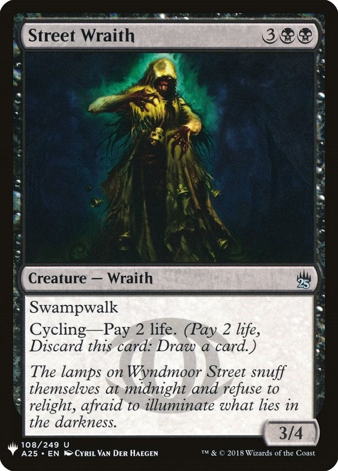 Street Wraith (108) (The List Reprints)