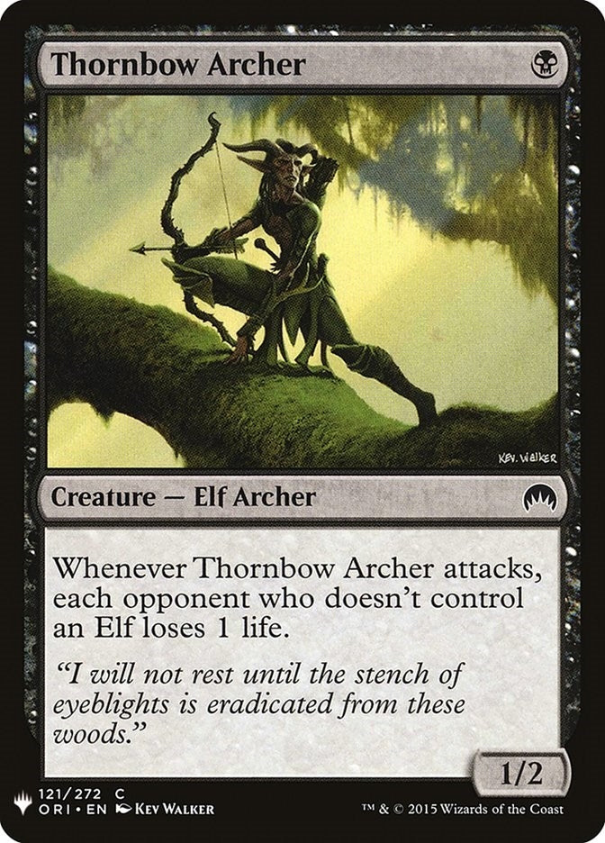 Thornbow Archer (121) (The List Reprints)
