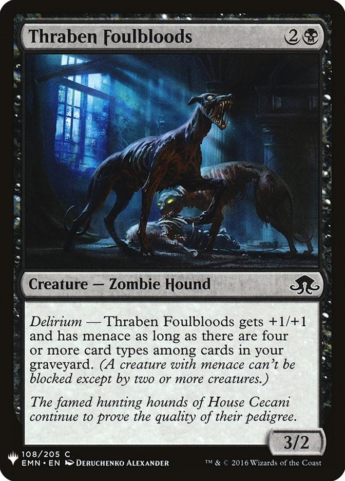 Thraben Foulbloods (108) (The List Reprints)