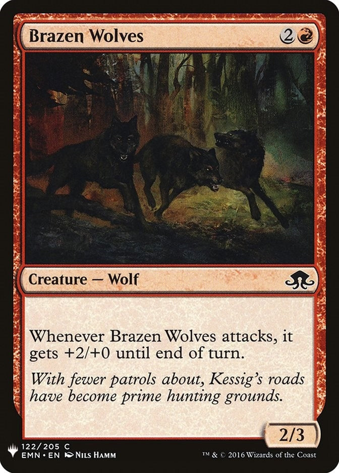 Brazen Wolves (122) (The List Reprints)