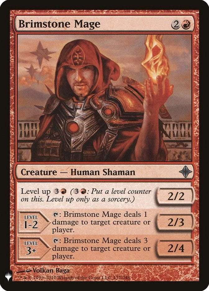 Brimstone Mage (137) (The List Reprints)