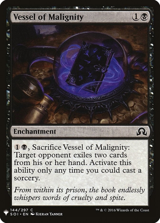 Vessel of Malignity (144) (The List Reprints)
