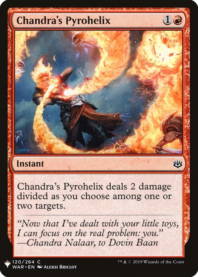 Chandra's Pyrohelix (120) (The List Reprints)
