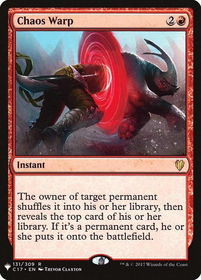 Chaos Warp (C17) (131/309) (The List Reprints)