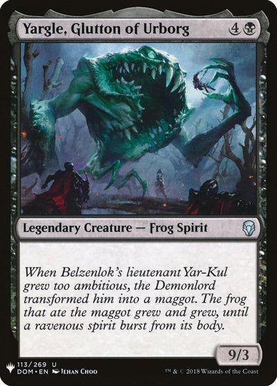 Yargle, Glutton of Urborg (113) (The List Reprints)