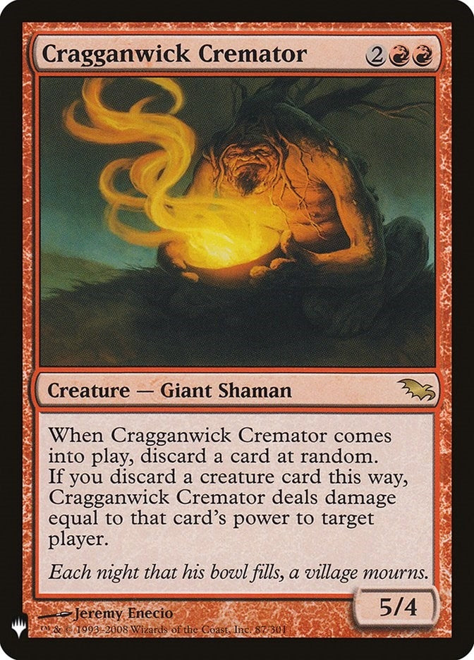 Cragganwick Cremator (87/301) (The List Reprints)