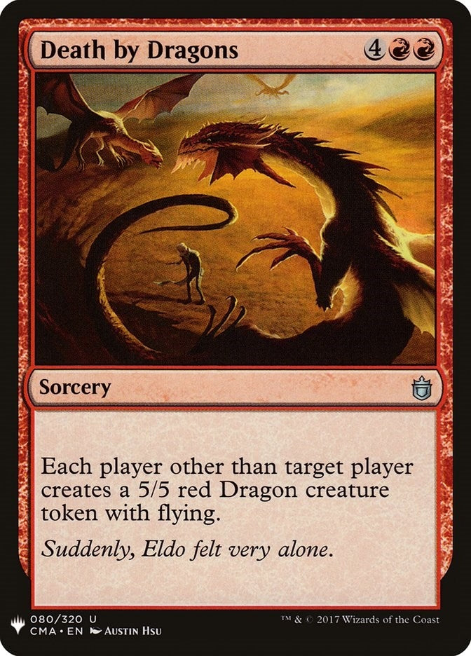 Death by Dragons (80) (The List Reprints)