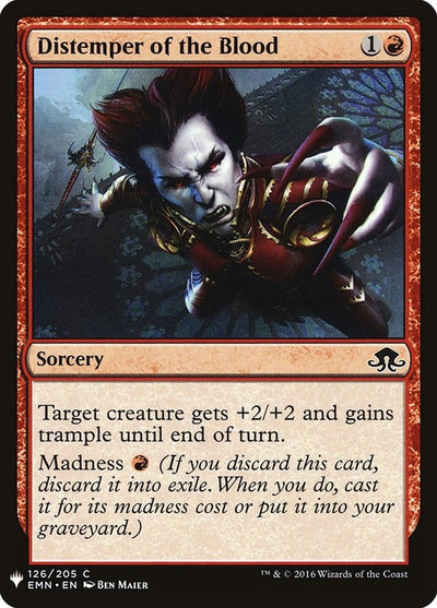Distemper of the Blood (126) (The List Reprints)