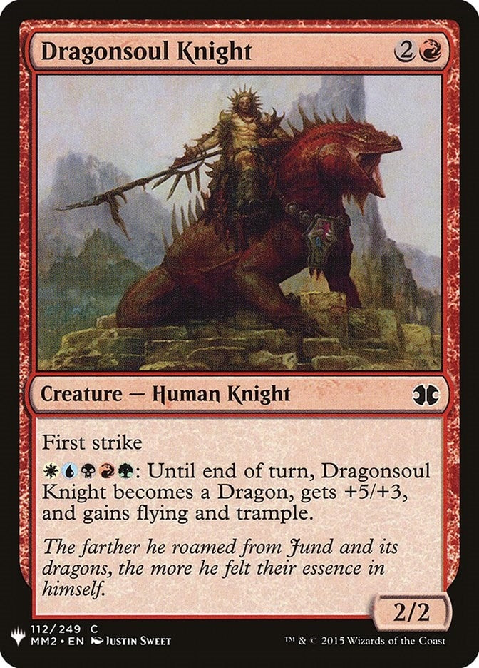 Dragonsoul Knight (112) (The List Reprints)