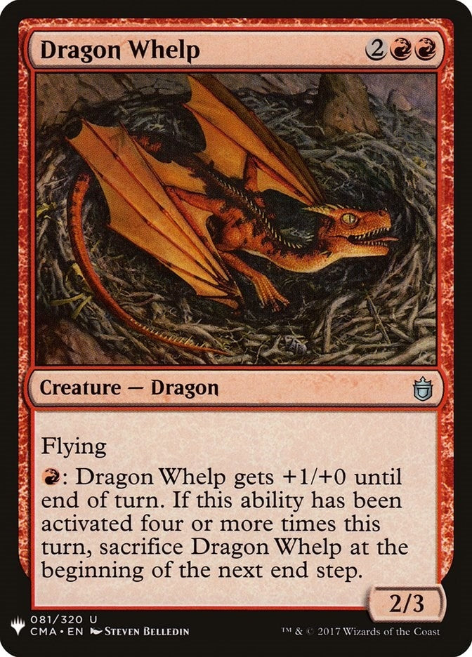 Dragon Whelp (81) (The List Reprints)