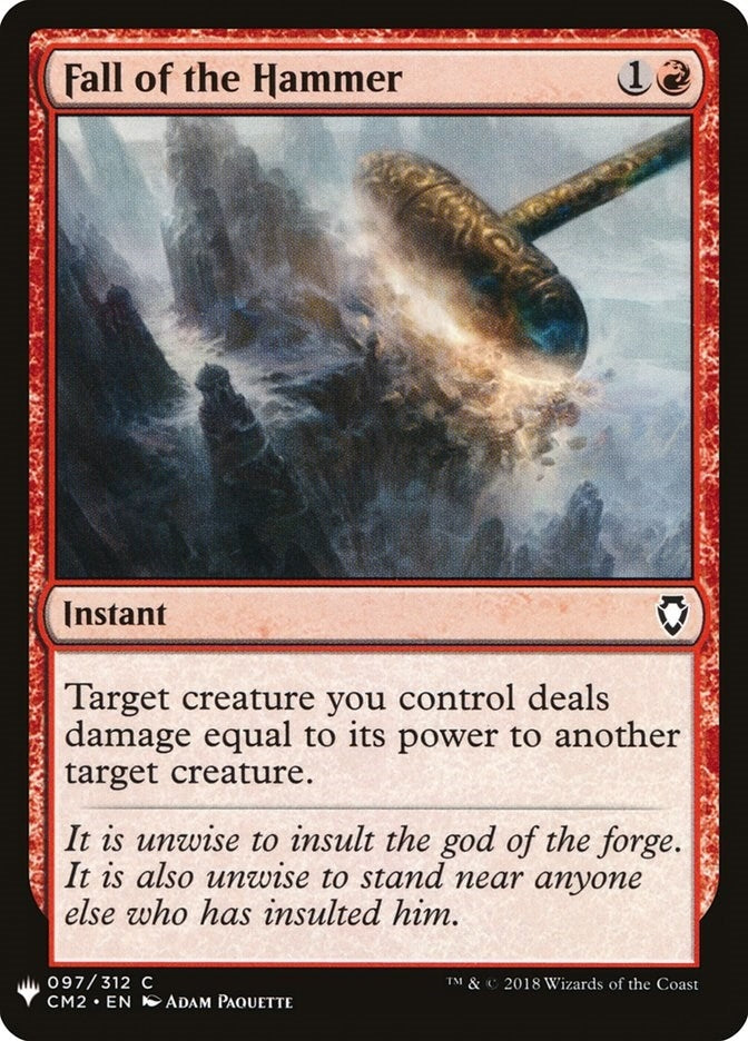 Fall of the Hammer (97) (The List Reprints)