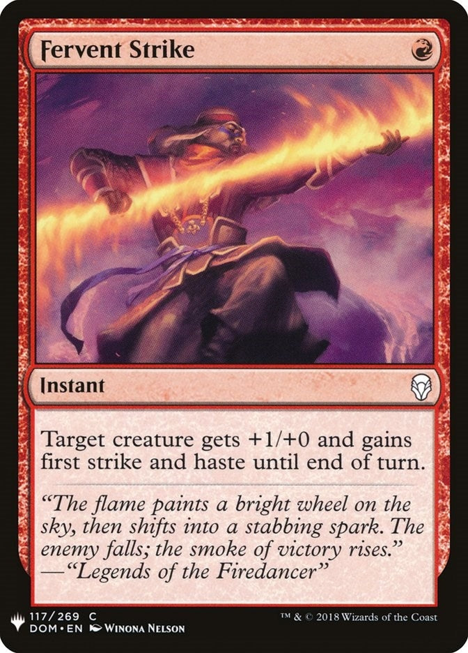 Fervent Strike (117) (The List Reprints)