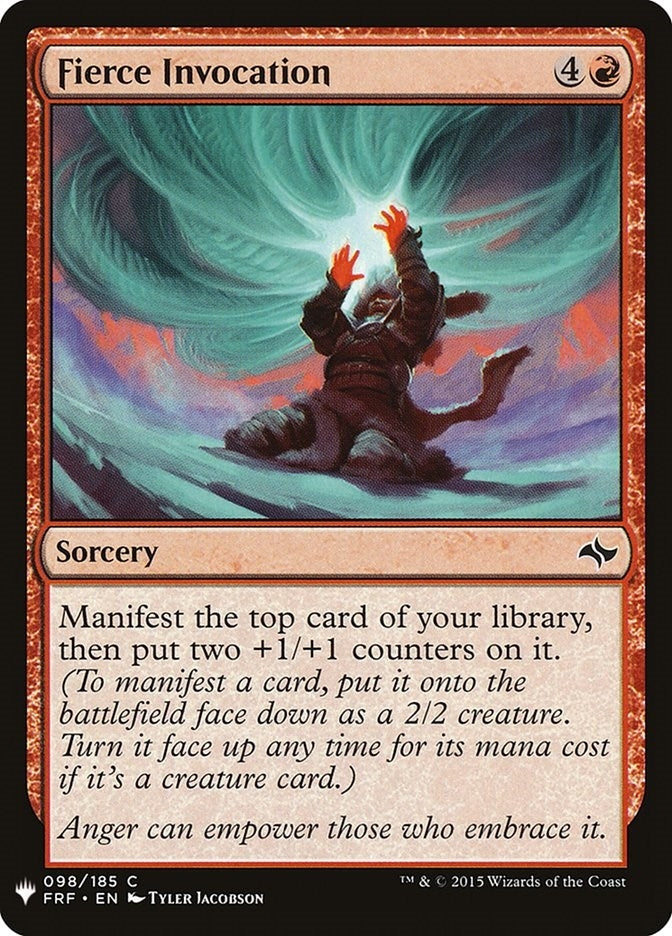 Fierce Invocation (98) (The List Reprints)