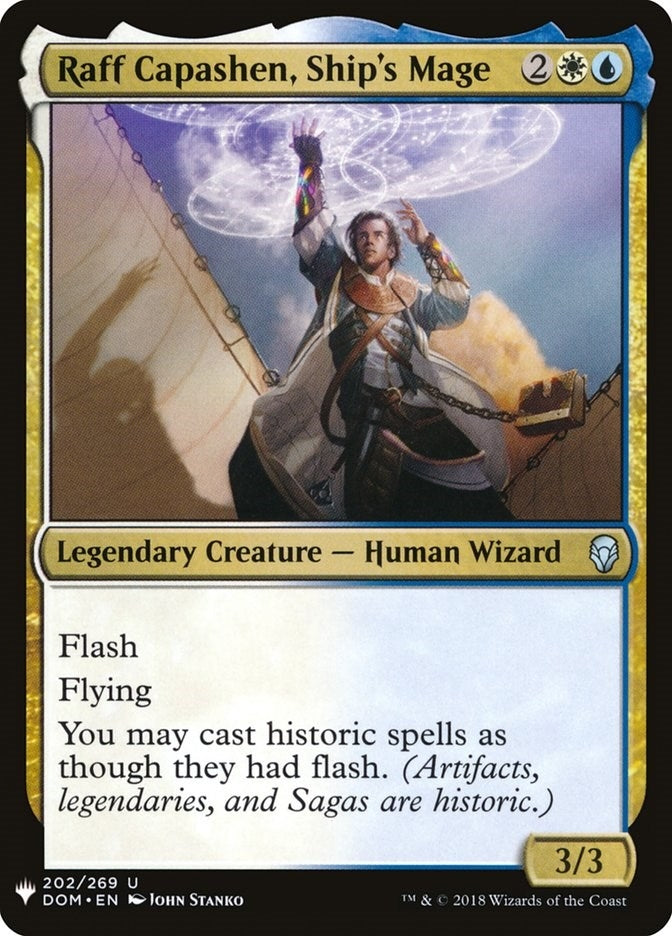 Raff Capashen, Ship's Mage (202) (The List Reprints)