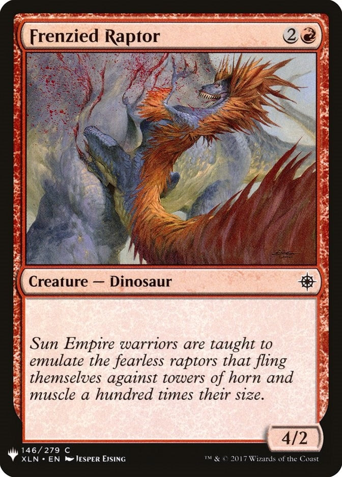 Frenzied Raptor (146) (The List Reprints)