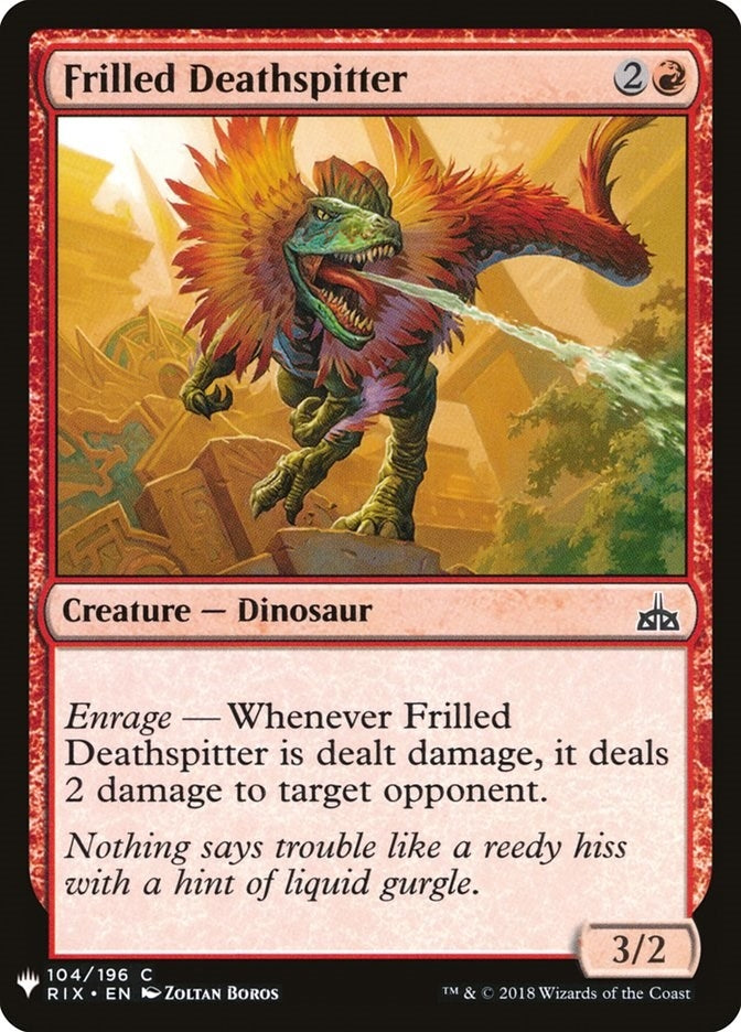 Frilled Deathspitter (104) (The List Reprints)