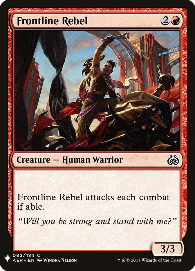 Frontline Rebel (82) (The List Reprints)