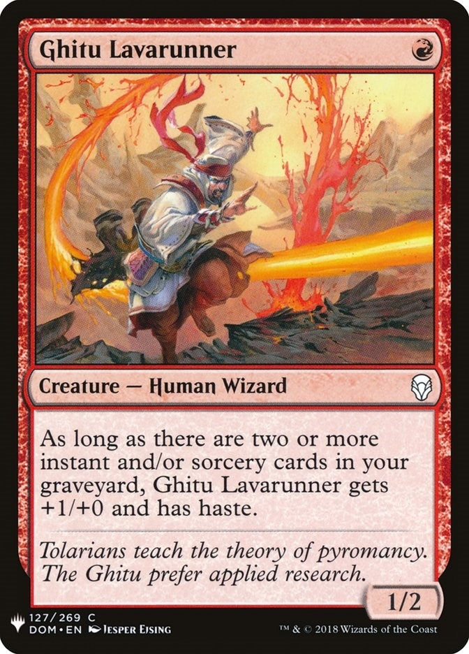 Ghitu Lavarunner (127) (The List Reprints)