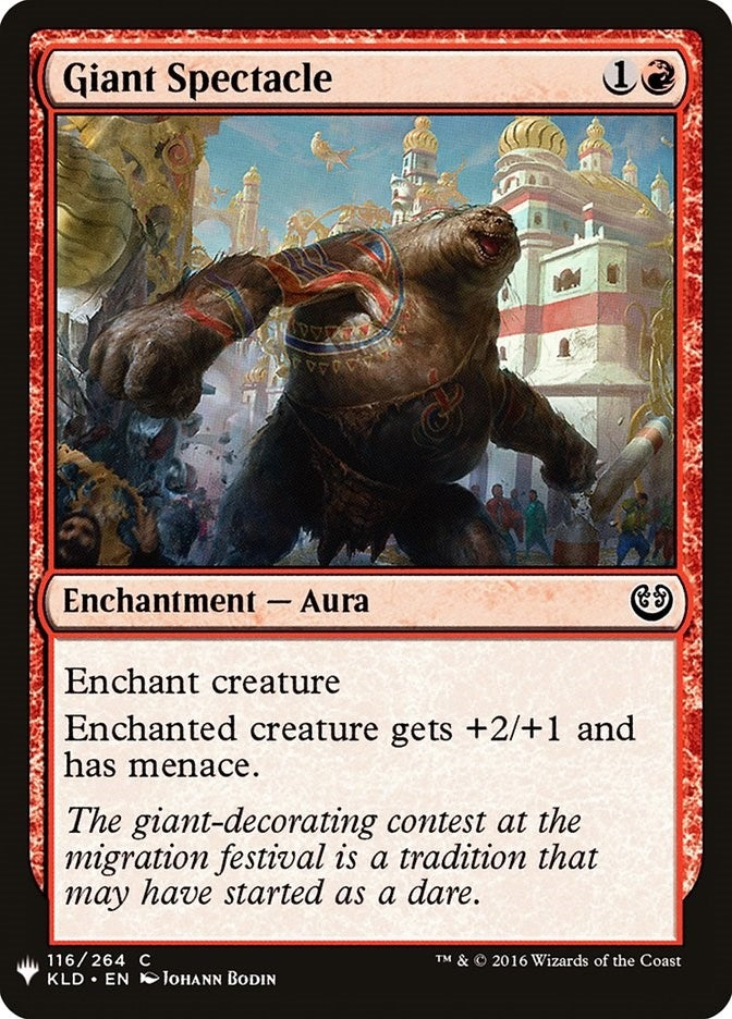 Giant Spectacle (116) (The List Reprints)