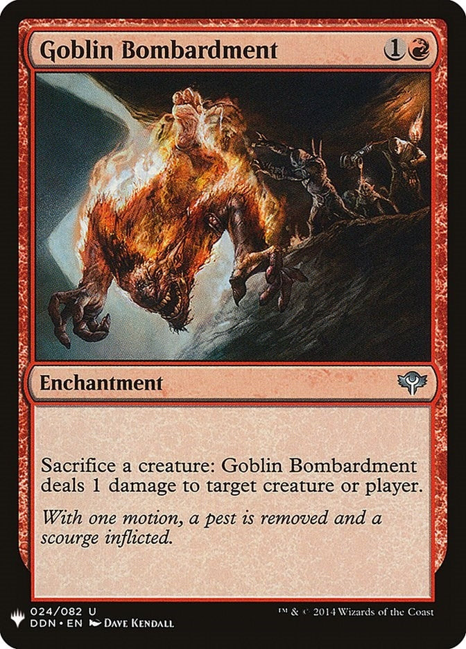 Goblin Bombardment (24) (The List Reprints)