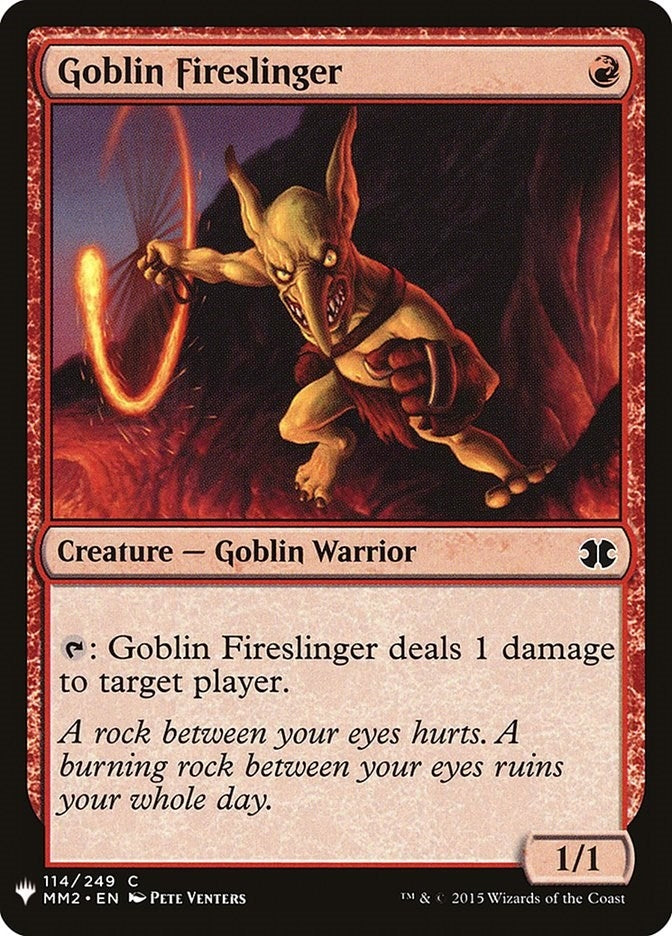Goblin Fireslinger (114) (The List Reprints)