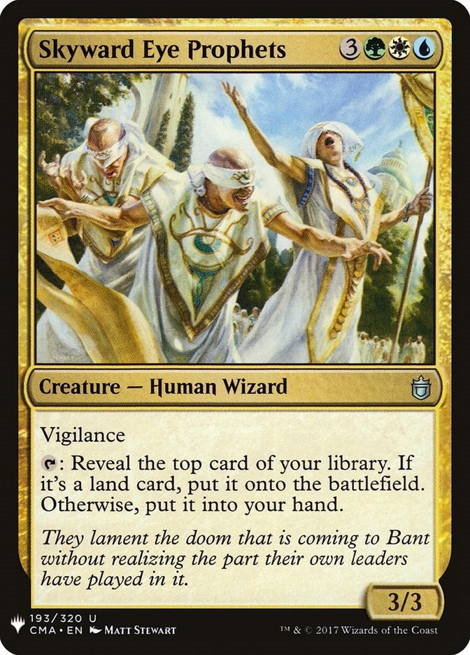 Skyward Eye Prophets (193) (The List Reprints)