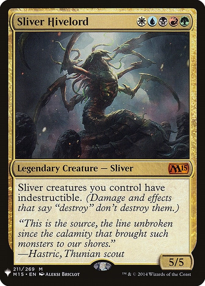 Sliver Hivelord (211) (The List Reprints)