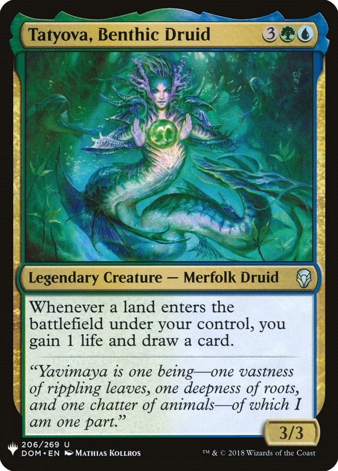 Tatyova, Benthic Druid (206) (The List Reprints)