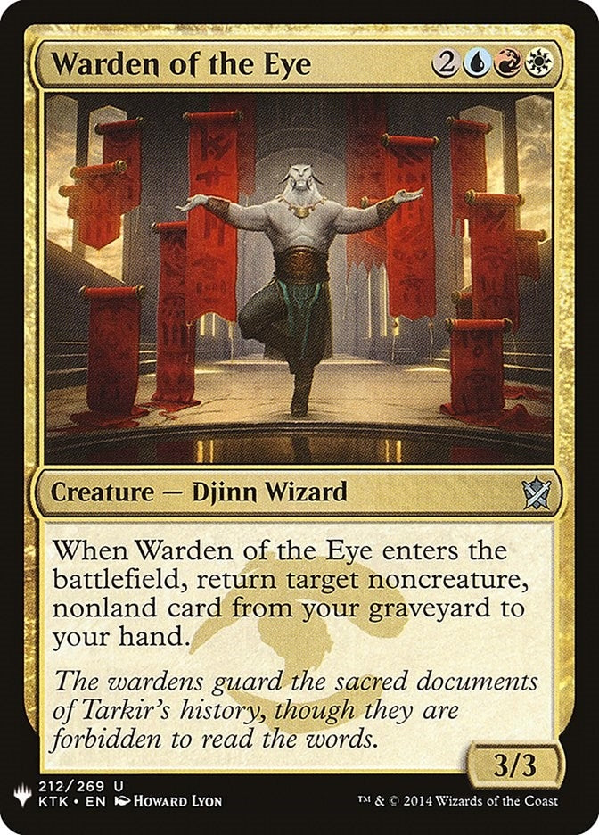 Warden of the Eye (212) (The List Reprints)